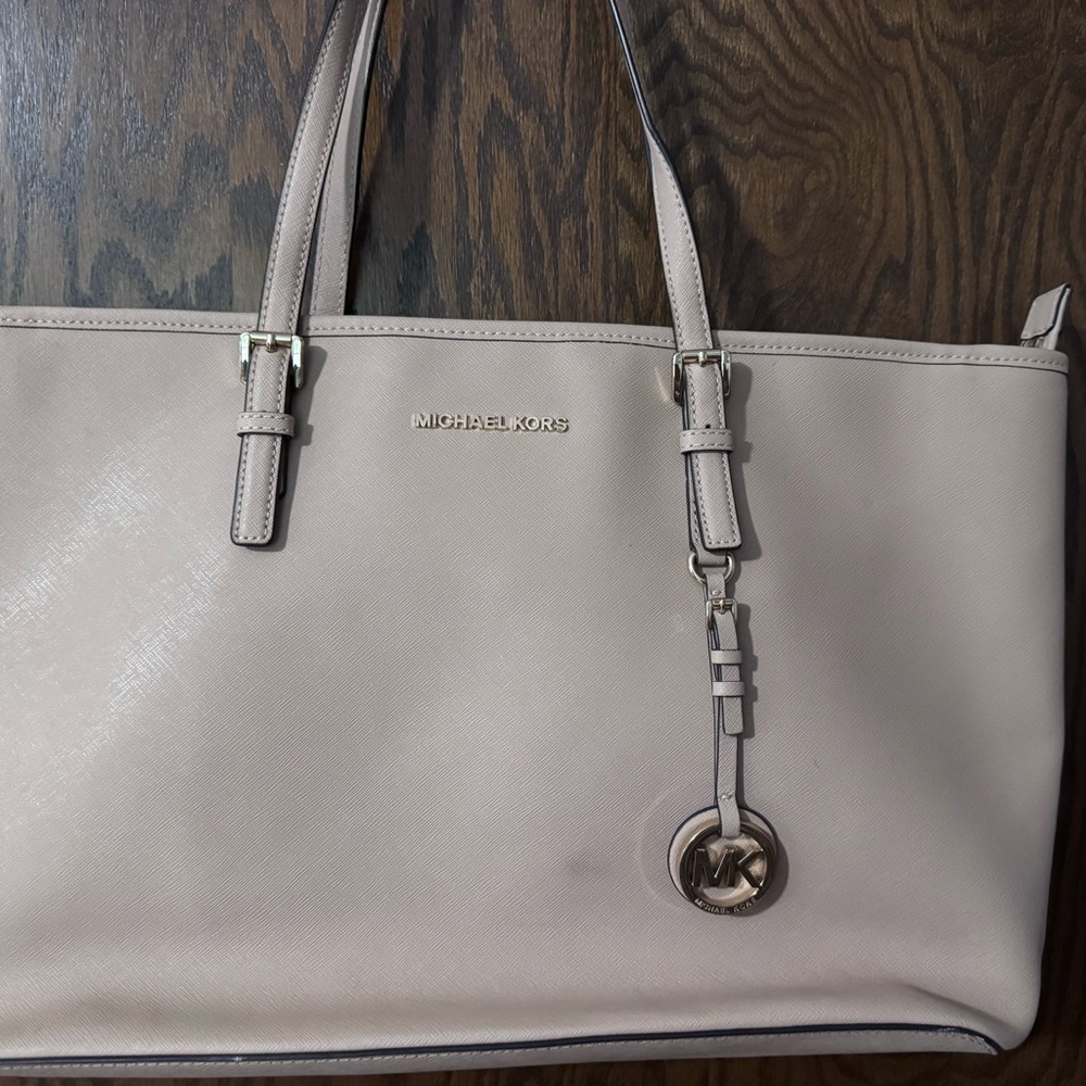 Michael Kors Beige Tote Bag